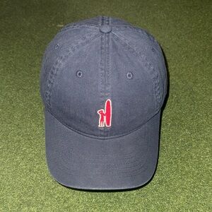 johnnie-O Navy Blue Cap with Red Logo